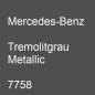 Preview: Mercedes-Benz, Tremolitgrau Metallic, 7758.